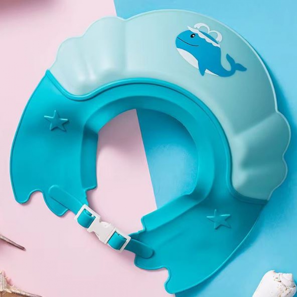 Baby Shower Cap|Fun Bath Visors| Made From PP|TPE Silicone & EVA Resin For Toddler Safety|Shampoo Cap Offer Ear & Eye Protection|Infant Bathing Cap for Safe|Enjoyable Bathing Moments