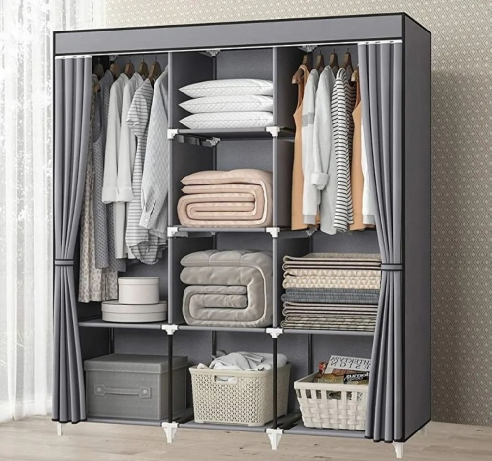 Closet Portable Wardrobe (3 column)