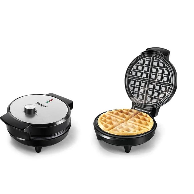 Waffle Maker With Adjustable Temperature Control /1000 W (SF-6084)